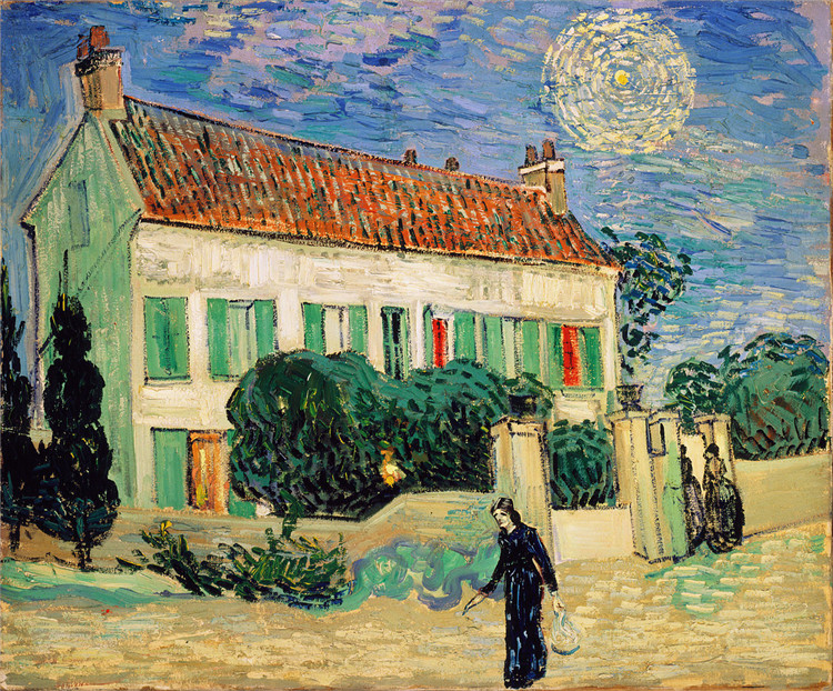 The White House At Night Van Gogh Oil Painting